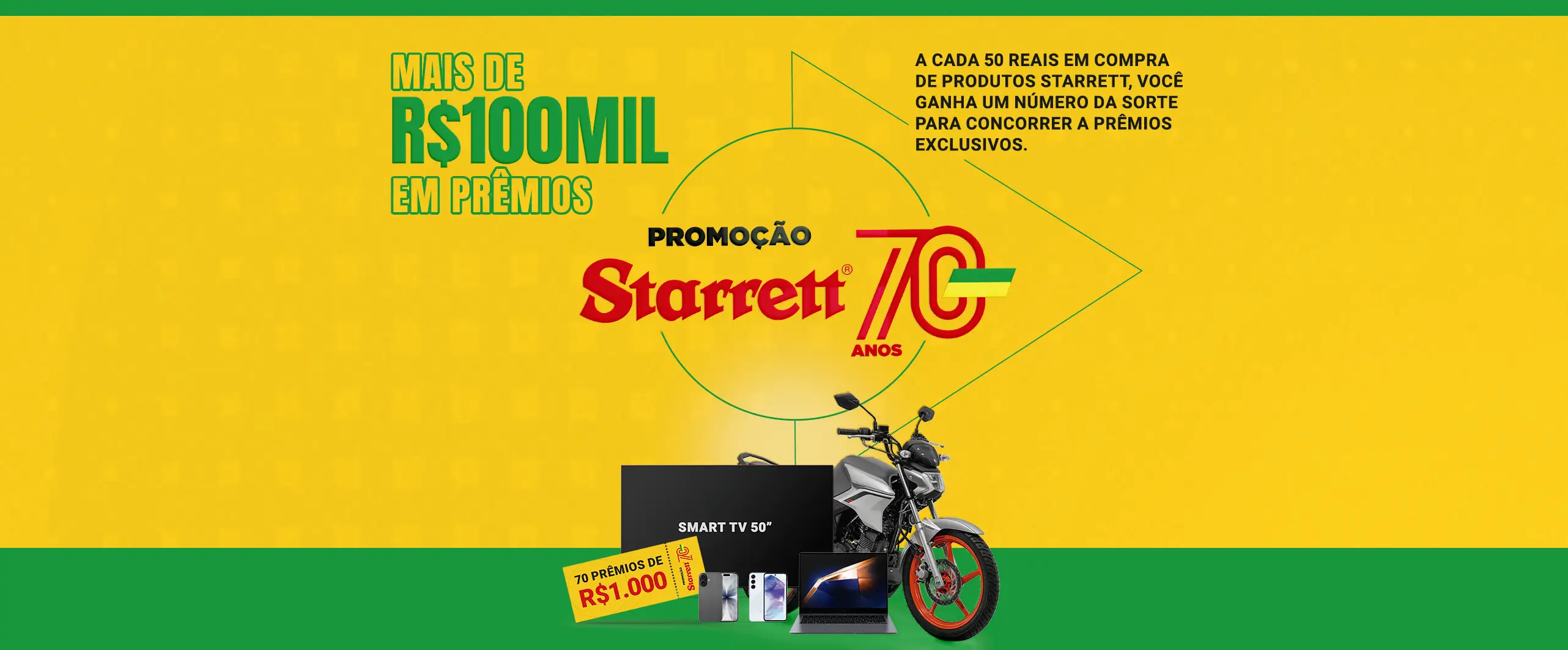 Promoção Starrett 70 Anos